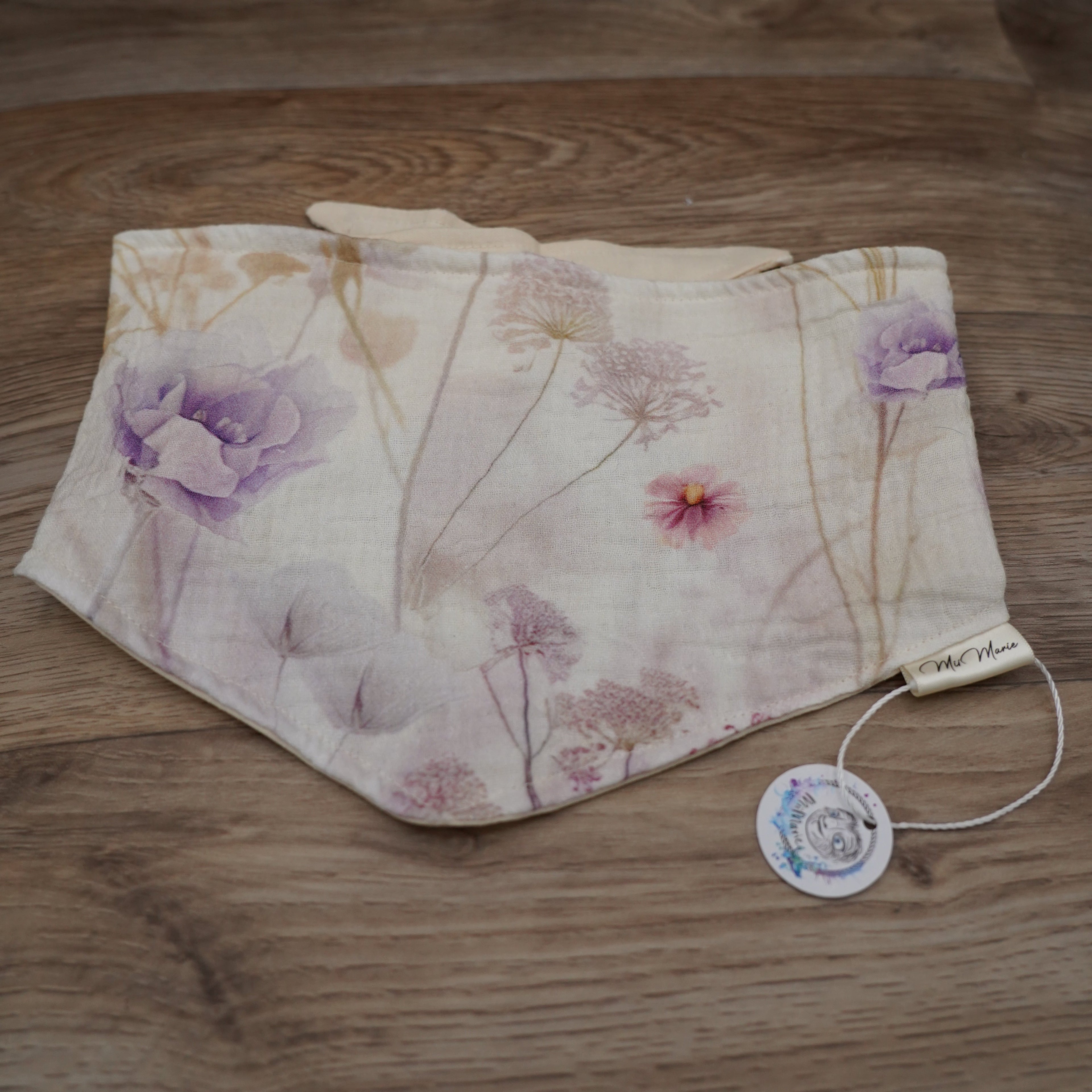 Musselin Pastell Blumen